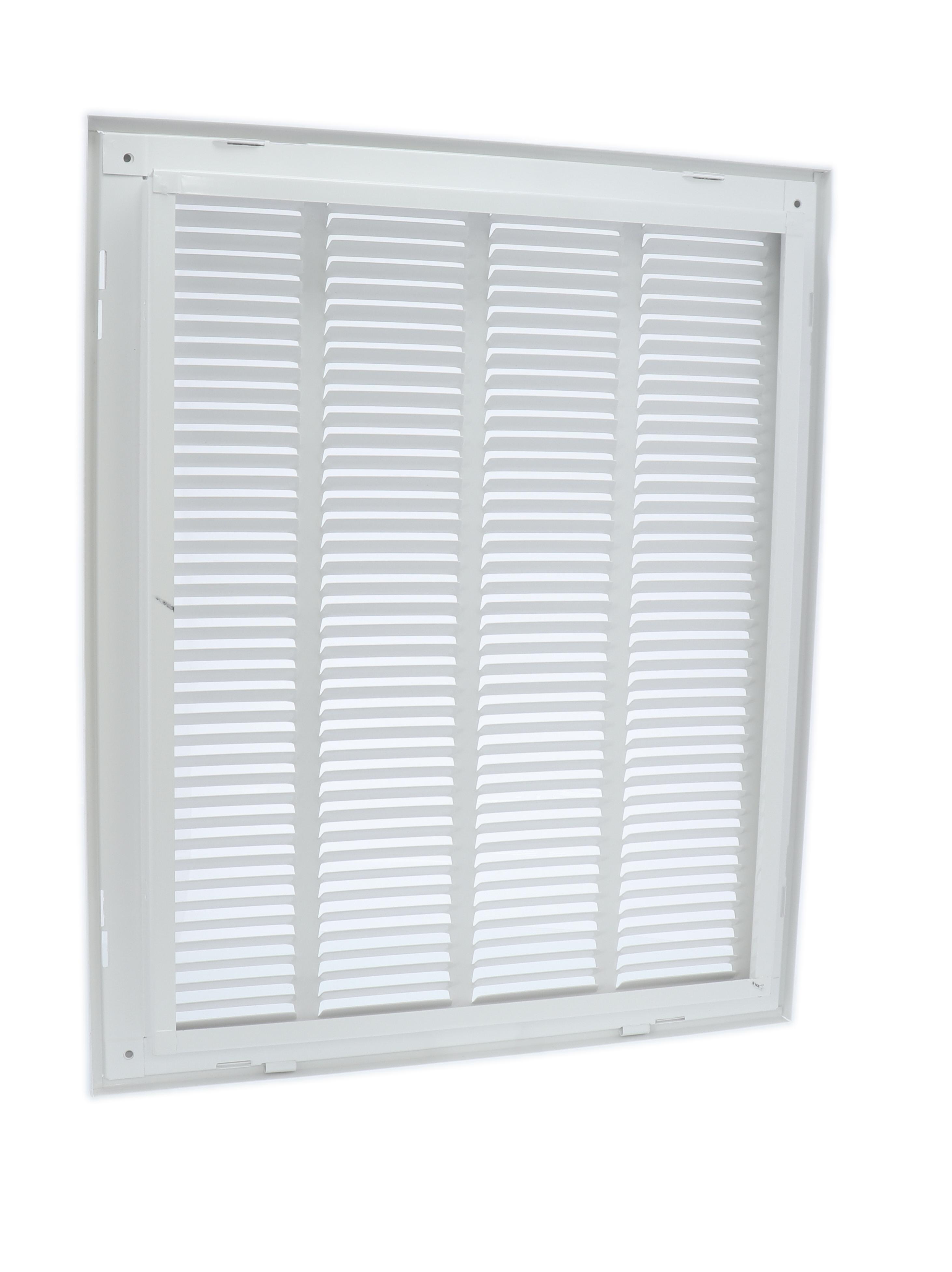 326 Steel Lanced Return Air Filter Grille, 1/2" Fin Spacing